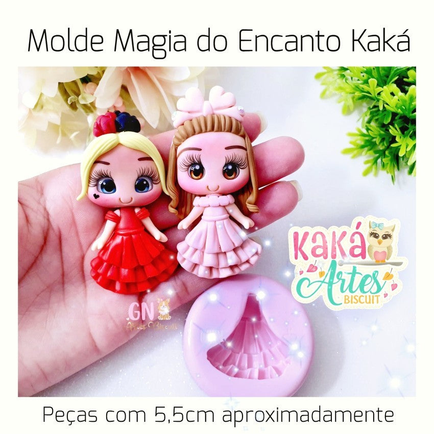 Molde de Silicon Magia do Encanto da Kaka