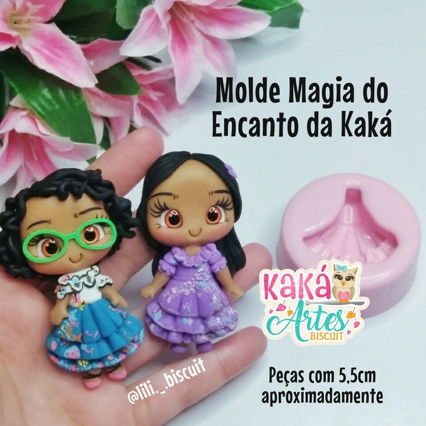 Molde de Silicon Magia do Encanto da Kaka