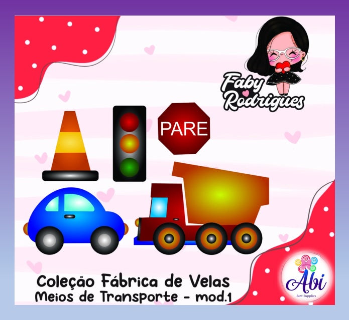 Cortador Meios de Transporte Faby Rodrigues