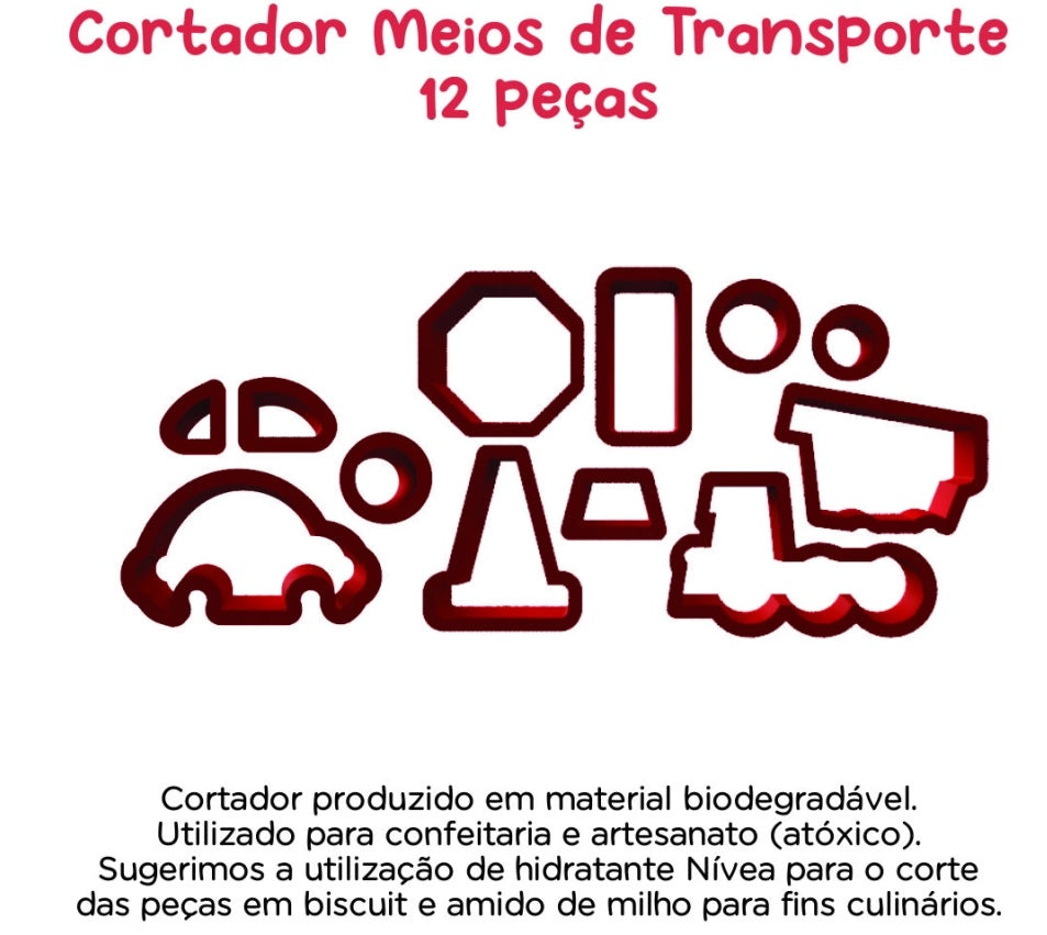 Cortador Meios de Transporte Faby Rodrigues