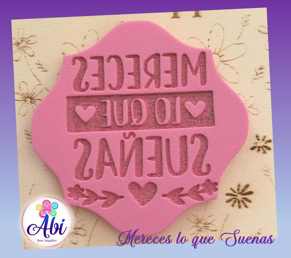 Sello de Relieve "Mereces lo que suenas"