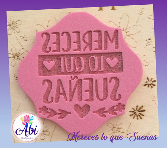 Sello de Relieve "Mereces lo que suenas"