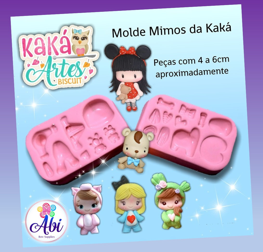 Molde de Silicon Mimos da Kaka