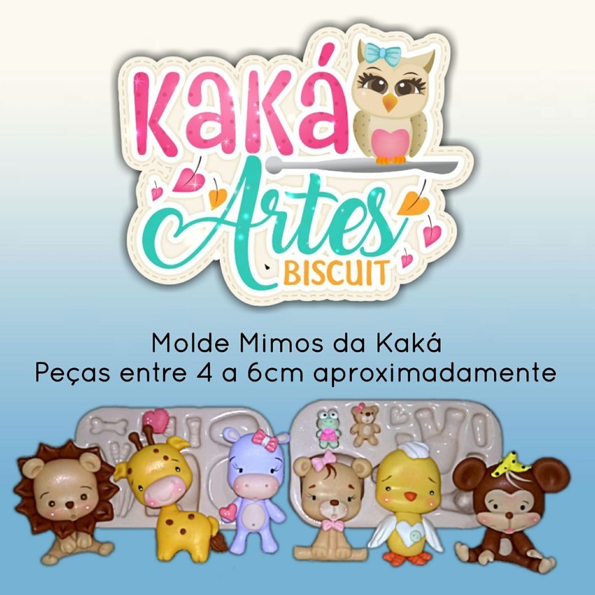 Molde de Silicon Mimos da Kaka