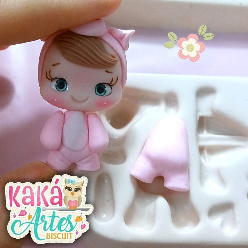 Molde de Silicon Mimos da Kaka