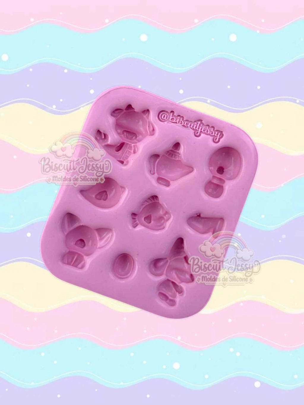 Molde de Silicon Mini Accesorios de Princesas 2. Biscuit Jessy