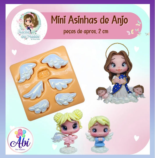 Molde de Silicon Mini Asinhas de Anjo AdM