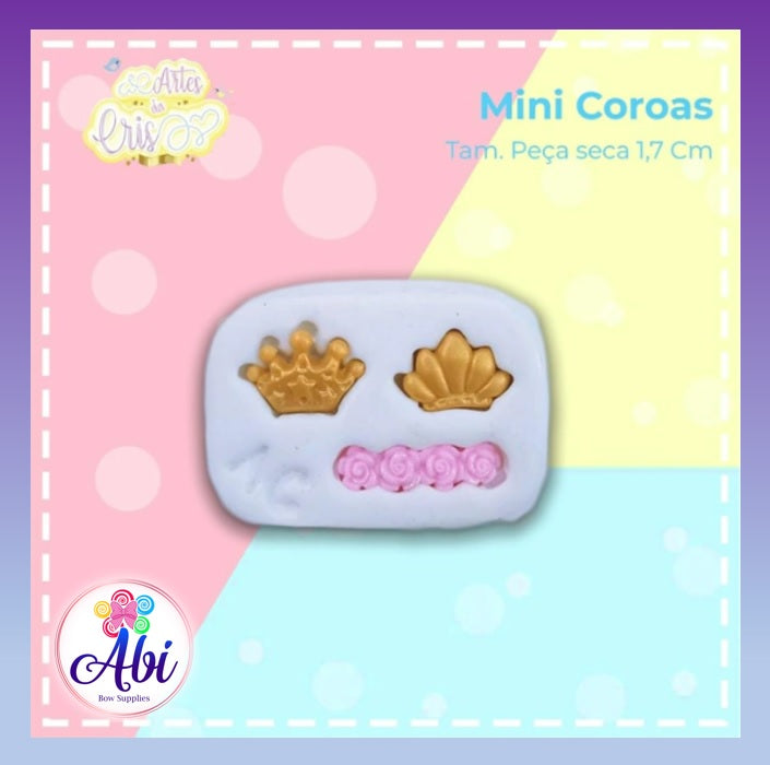 Molde de Silicon Mini Coroas AC
