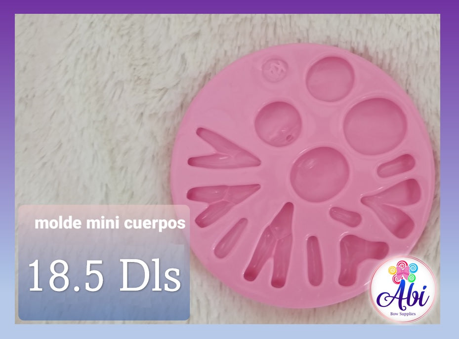 Molde de Silicon Mini Cuerpos KA