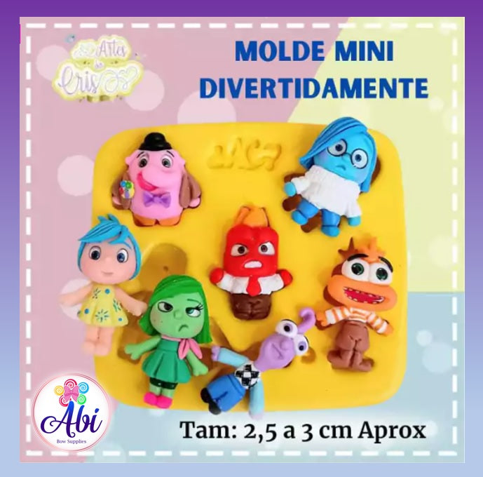 Molde de Silicon Mini Divertidamente AC