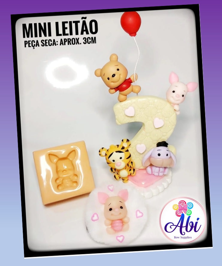 Molde de Silicon Mini Leitao AdM