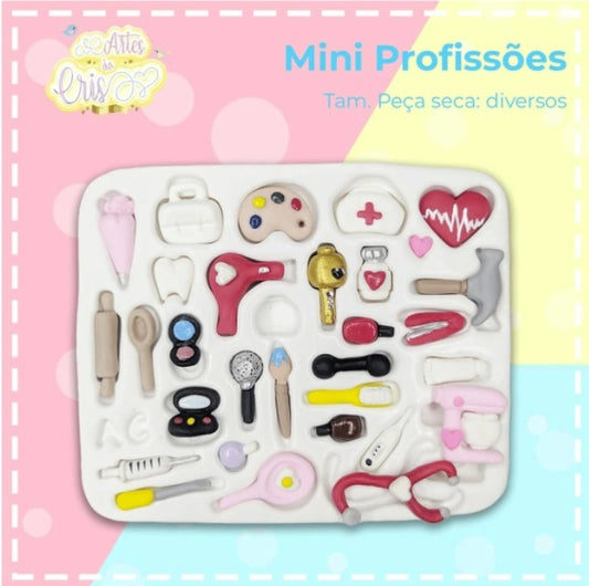 Molde de Silicon Mini Profissoes AC