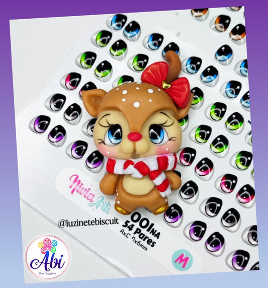 Ojitos Resinados Nivia Arts Mod. 001NA