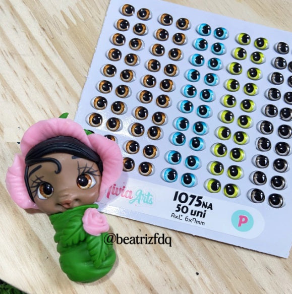 Ojitos Resinados Nivia Arts Mod 1075NA