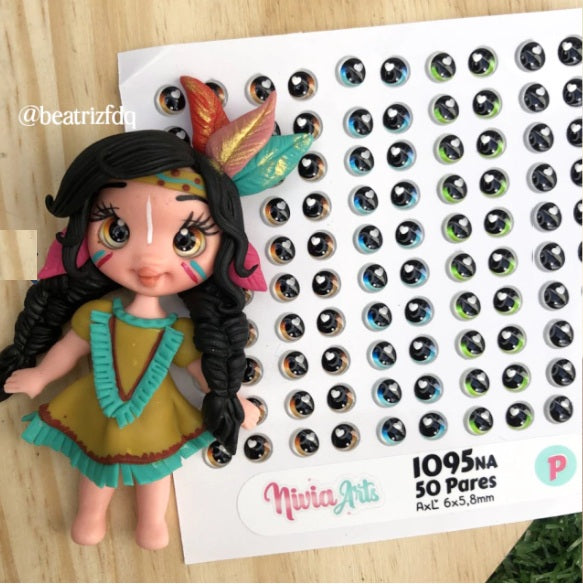 Ojitos Resinados Nivia Arts Mod 1095NA