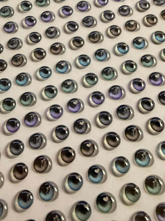 Ojitos Resinados El Arte de Marci, Mod 143. Planilla