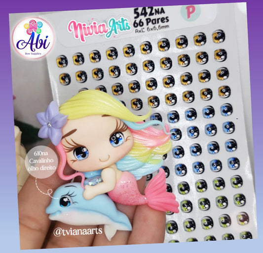 Ojitos Resinados Nivia Arts Mod 542NA