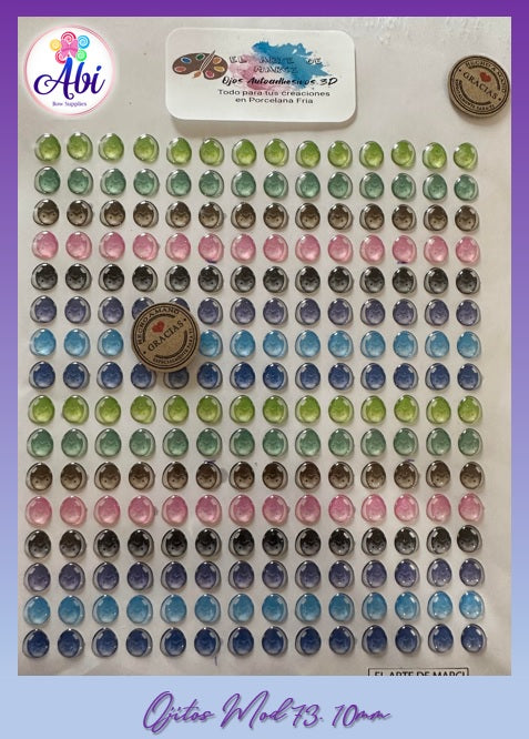 Planilla Ojos 3D Mod. 73, 10mm EAM