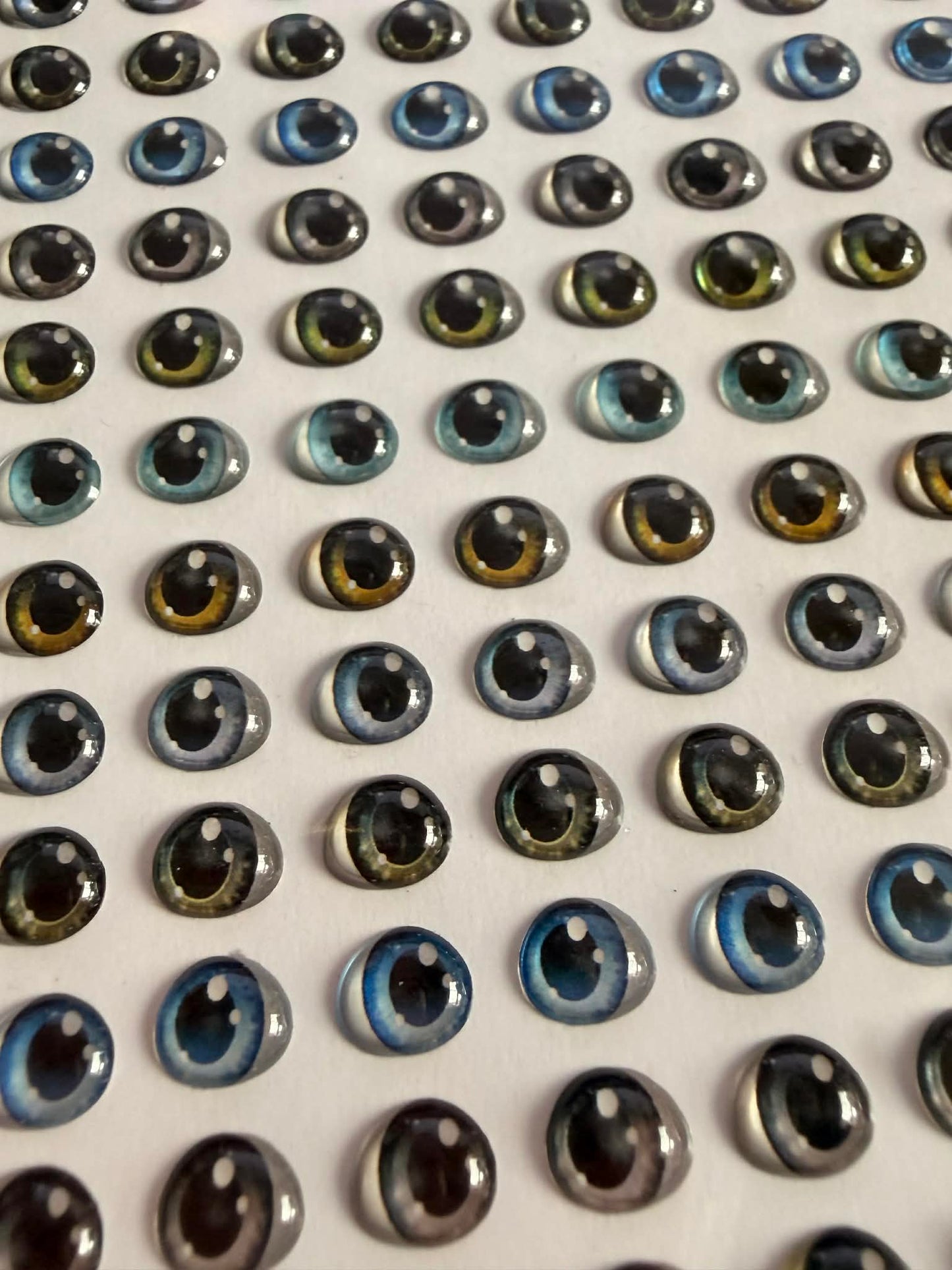 Ojitos Resinados El Arte de Marci, Mod 87. Planilla