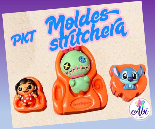 Kit Moldes de Silicon Stitchera Trigueros Flex