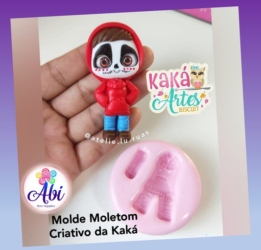 Molde de Silicon Moletom Criativo da Kaka.