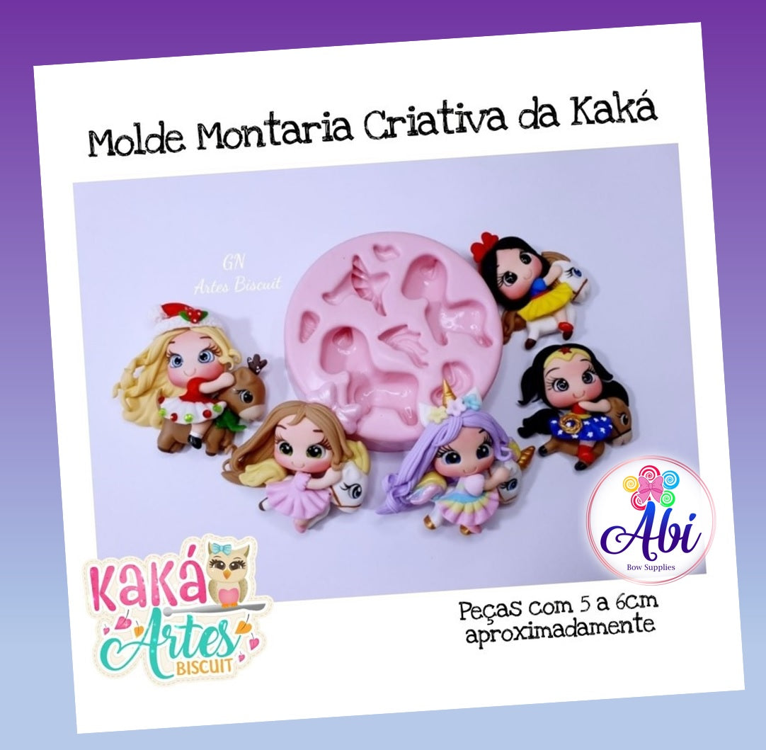 Molde de Silicon Montaria Criativa da Kaka.