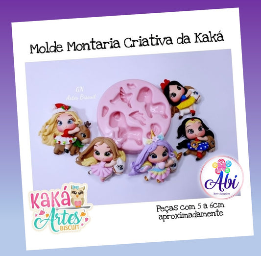 Molde de Silicon Montaria Criativa da Kaka.