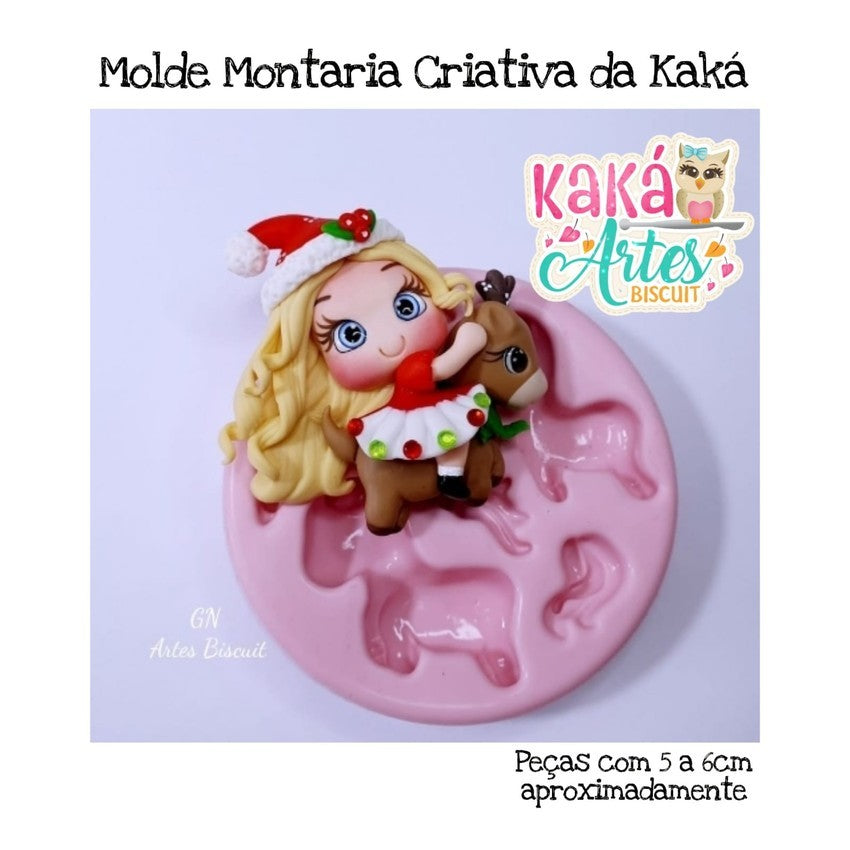 Molde de Silicon Montaria Criativa da Kaka.