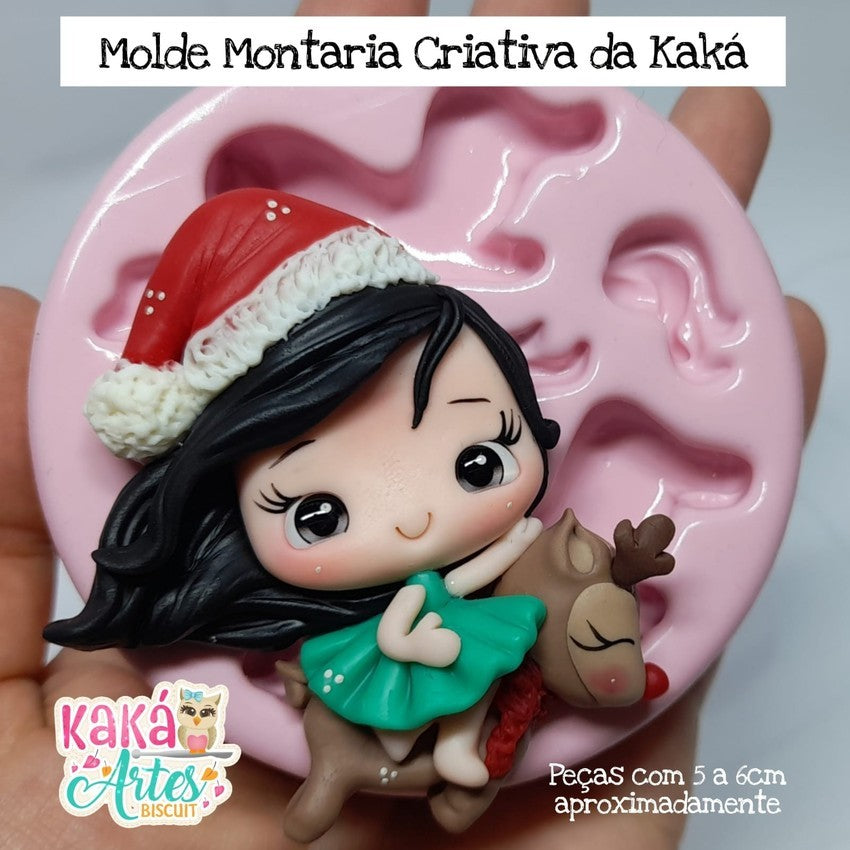 Molde de Silicon Montaria Criativa da Kaka.