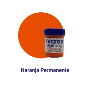 Pigmento Super Concetrado Nicron Naranja Permanente