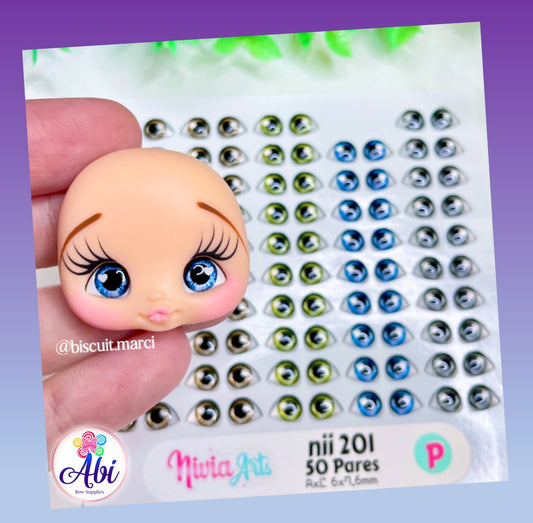 Ojitos Resinados Nivia Arts nii 201