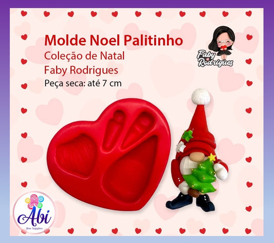 Molde de Silicon Noel Palitinho FR