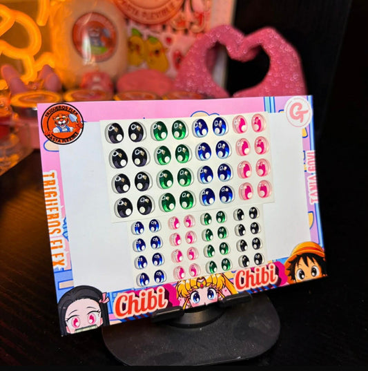 Cartera de Ojitos Chibi. Trigueros Flex/Tania Govi