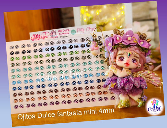 Ojitos Resinados No. 106 Dulce Fantasia. Eris Gonzalez/Pretty Clays