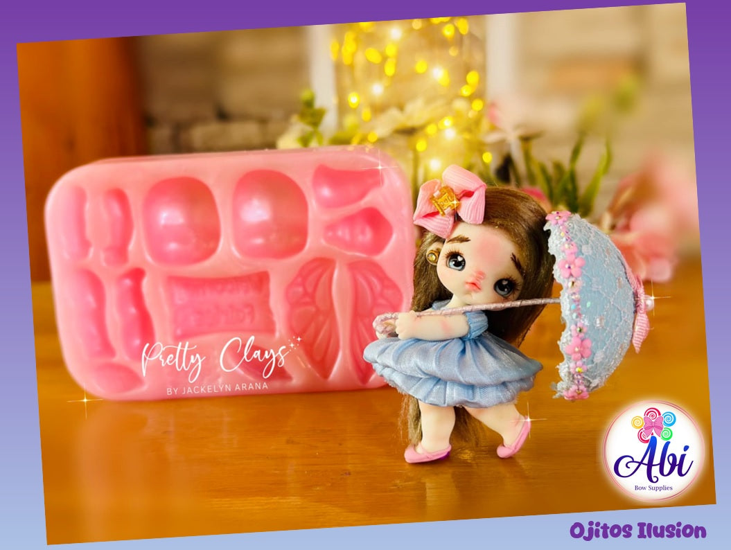 Ojitos Resinados No. 95 Ilusion Mix. Eris Gonzalez/Pretty Clays