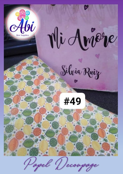 Papel Decoupage Mod. 49