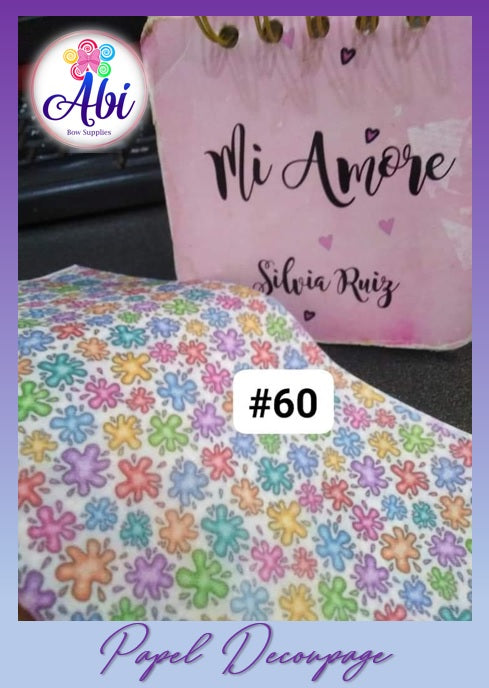 Papel Decoupage Mod. 60