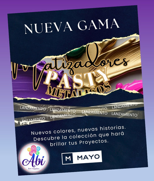 Gama Matizadores Pasty Metalico. Mayo Manualidades