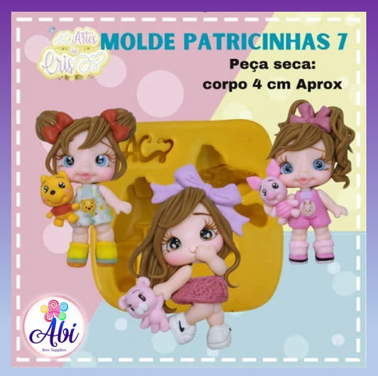 Molde de Silicon Patricinhas 7 AC