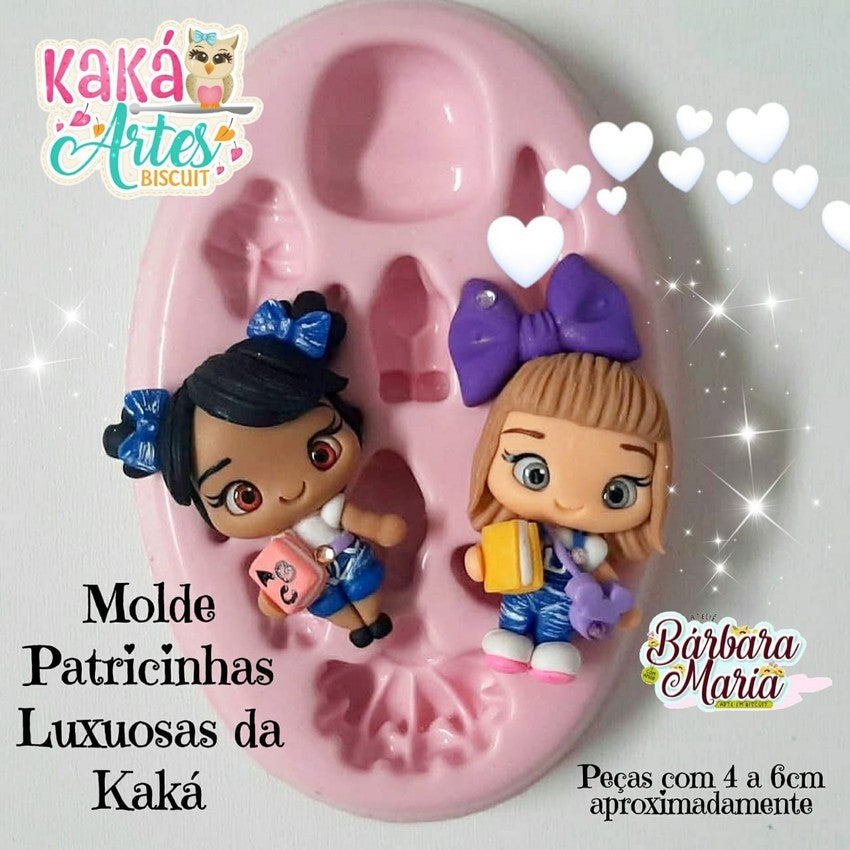 Molde de Silicon Patricinhas Luxuosas da Kaka
