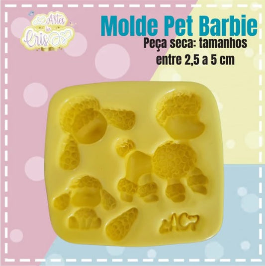 Molde de Silicon Pet Barbie AC