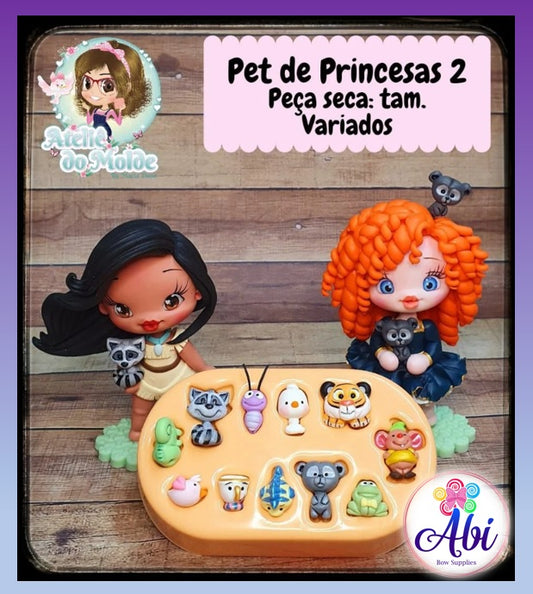 Molde de Silicon Pet de Princesas 2 AdM