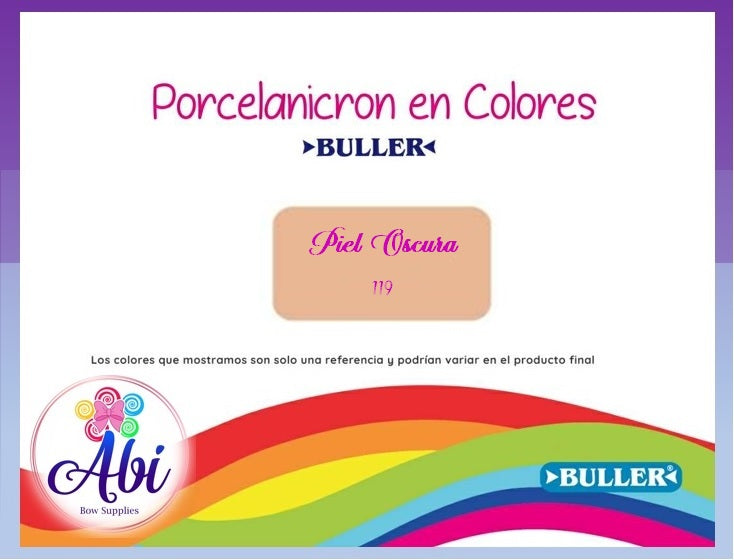 Porcelana Fria Buller Pigmentada (Porcelanicron)