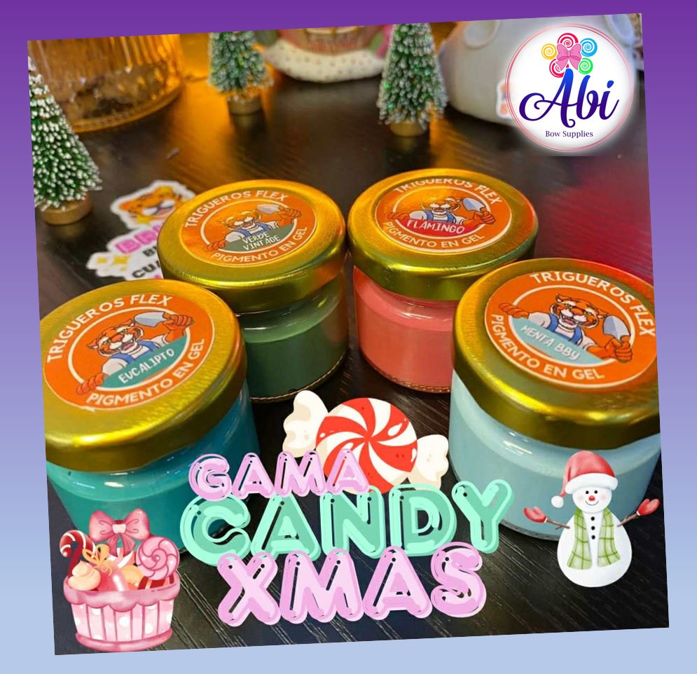 Gama de Pigmentos Candy Christmas. Trigueros Flex