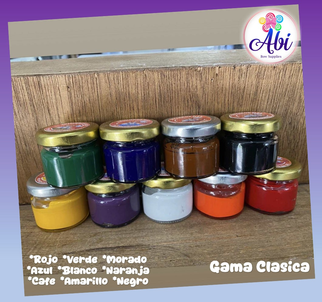 Pigmentos en Gel Gama Clasica. Trigueros Flex