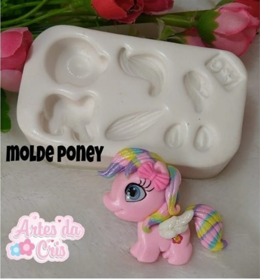 Molde de Silicon Poney AC