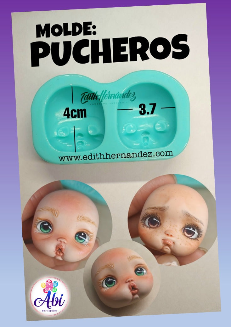 Molde de Silicon Pucheros Edith Hernandez