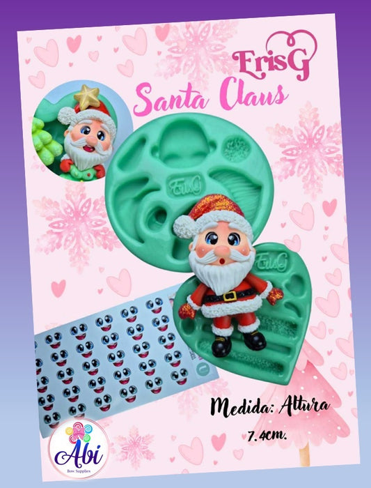Molde de Silicon Santa Claus. ErisGonzalez