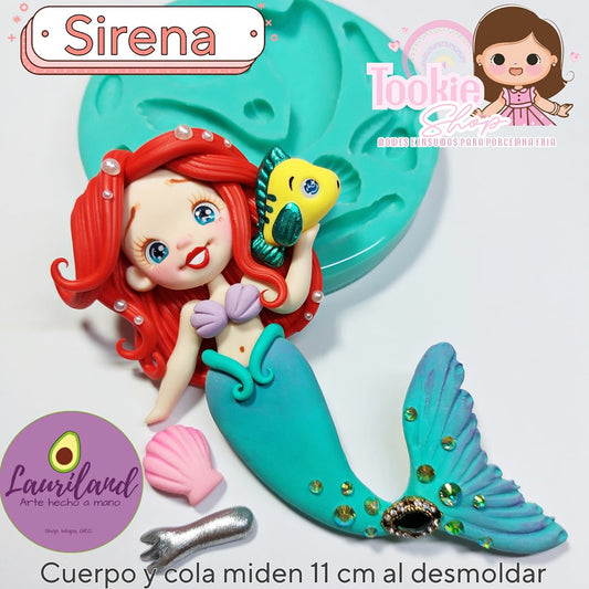 Molde de Silicon Sirena TS/L