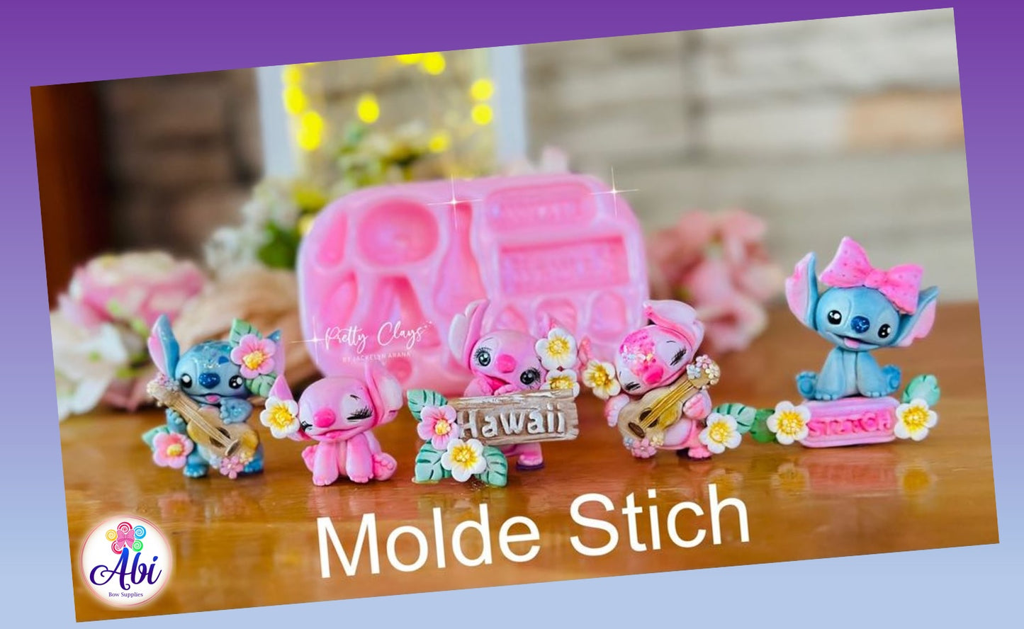 Molde de Silicon Stitch Pretty Clays